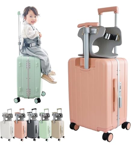 Amazon.co.jp: お子様用ライドオンスーツケース、子供用荷物セット